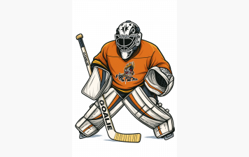 2 hockeyeurs ont fait des tests de gardien